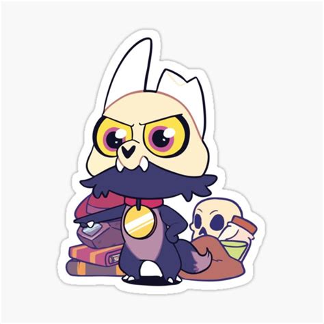 King The Owl House Sticker For Sale By Felixquinones2 Redbubble