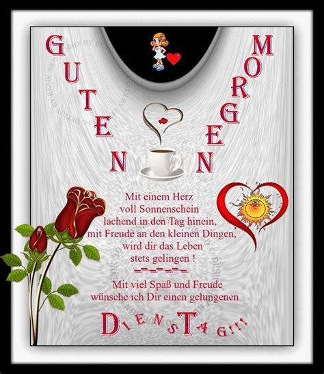 Pin von Diana xxxxx auf Wochentage Guten morgen gruss Dienstag grüße