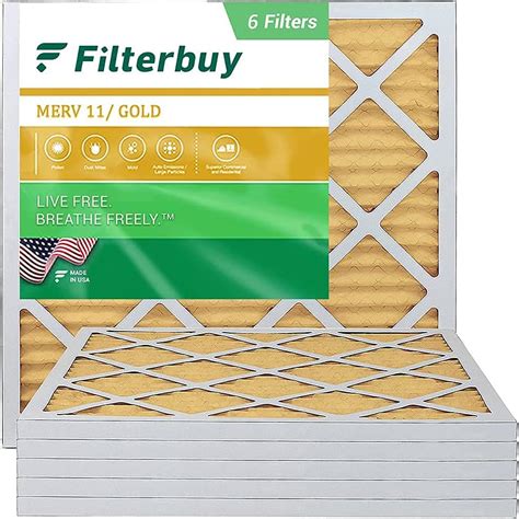 Filterbuy X X Air Filter Merv Pleated Hvac Ac Furnace Filters