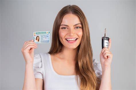 Premium Photo Blonde Brazilian Woman Holding Motor Vehicle Driver S