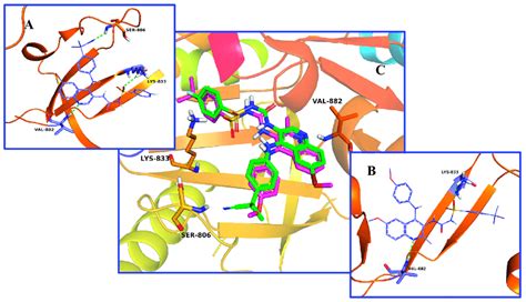 A The Binding Mode Of Compound A With Pi K L Kinase B The