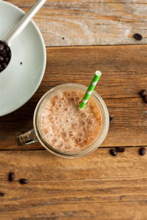 A Creamy Cafe Frappe This Blended Ice Coffee Is A Quick And Easy