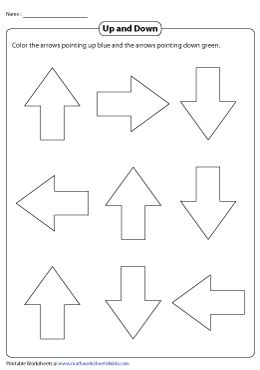 Kindergarten Position And Direction Printable Worksheets