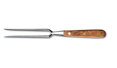 28 Cm Forged Fork With Wooden Handle Ausonia