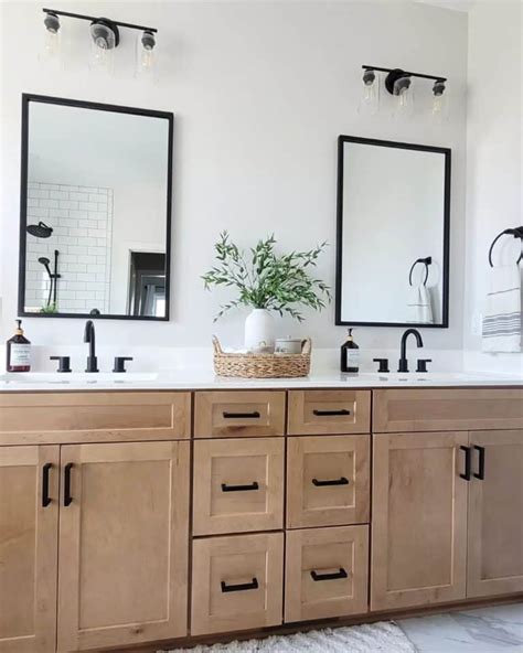 Bathroom Lighting Ideas Over Mirror With Black Accents Soul Lane