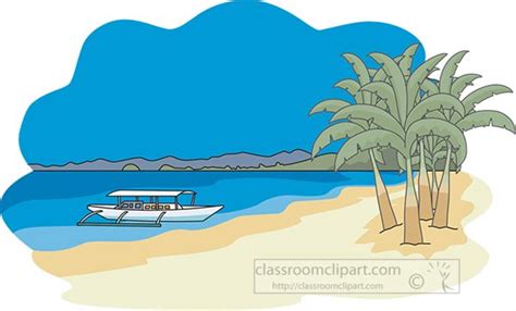 Boats And Ships Clipart Boat On Island Clipart Classroom Clipart