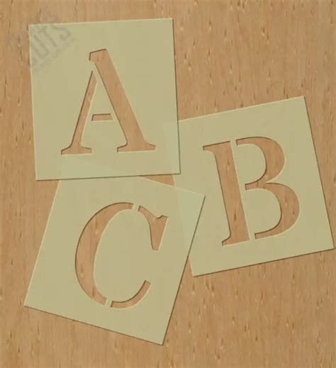 Individual Letter Stencils Small To Extra Large Full Alphabet Premium Mylar £1 45 Picclick Uk