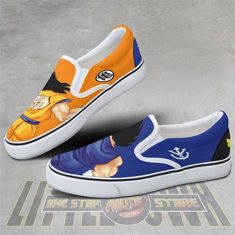 Goku X Vegeta Vans Shoes Custom Dragon Ball Anime Classic Slip On