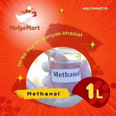 Jual 1L Methanol Metanol Metil Alkohol Methyl Alcohol Wood