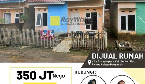 Rumah Tipe 36 Dijual Di Talang Kelapa Banyuasin Terbaru 2024