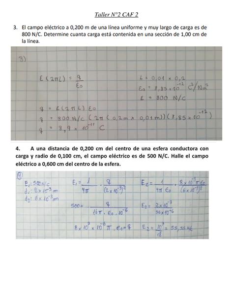 Taller 2 CAF2 CALCULO APLICADO A LA FISICA 2 Taller N2 CAF Studocu