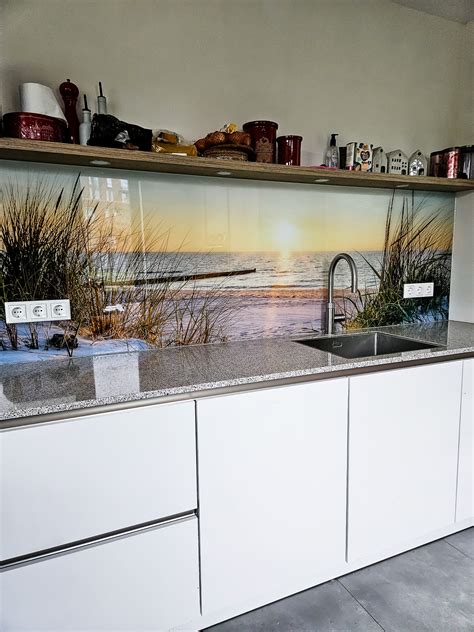 Keuken Spatwand Met Fotoprint Natuur In Oosterhout NL Keukenglas