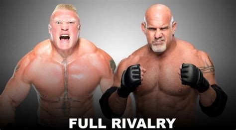 Brock Lesnar vs Goldberg Rivalry Storyline - ITN WWE