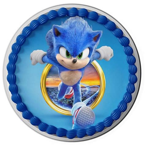 Op Atek Na Tort Sonic Urodziny Gratis Imi Tekst Allegro Pl