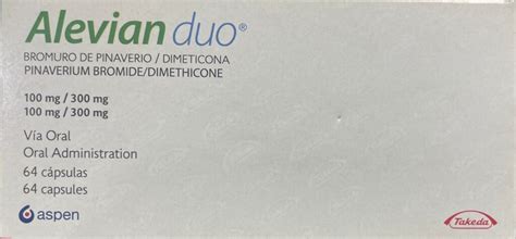 Alevian Duo Bromuro De Pinaverio Mg Dimeticona Mg Caja De