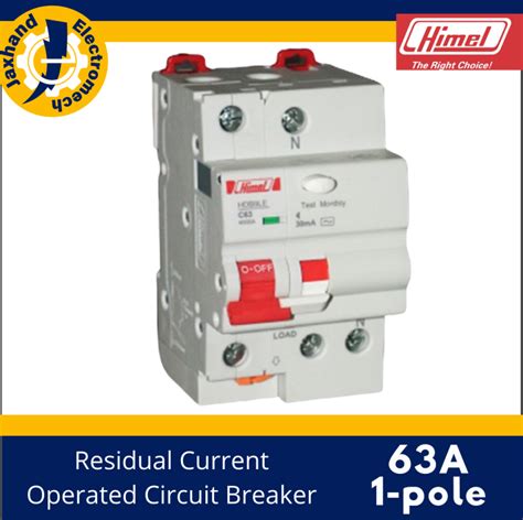 Residual Current Operated Circuit Breaker Pole Vac Himel Brand