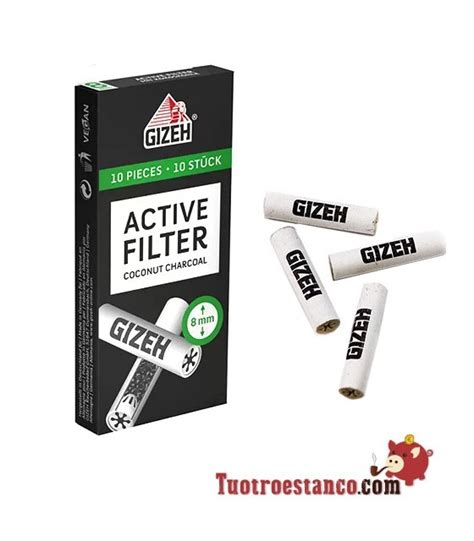 Filters Gizeh 8 Mm Activated Carbon