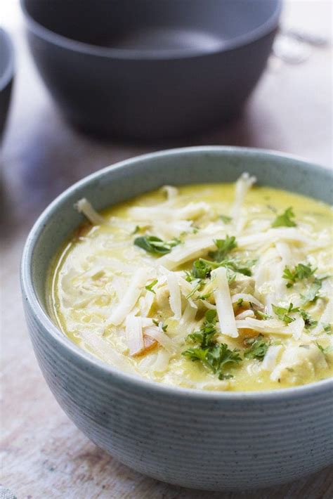 Creamy Chicken And Vegetable Soup Healthy Ish Ginger With Spice