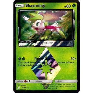 Carta Pokemon Shaymin Estrela Prisma 10 181 Foil Shopee Brasil