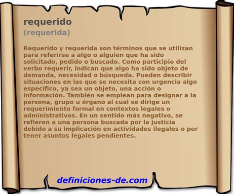 O Que Significa Requerido - Requerente E Requerido Significado - FDPLEARN