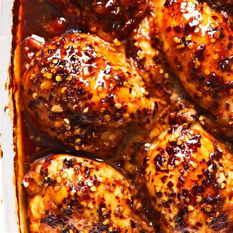 Savory And Sweet Sticky Honey Garlic Chicken Thighs The Gourmet Cookbook