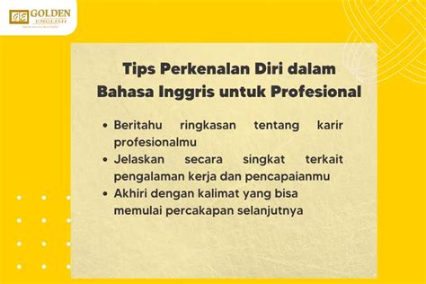 Contoh Perkenalan Diri Dalam Bahasa Inggris Self Introduction