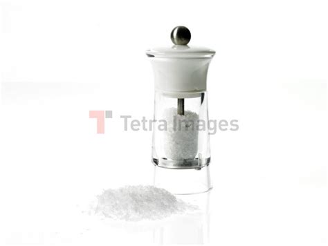 studio shot  salt grinder stock image tetra images