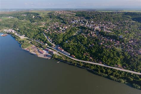 Оряхово - 360° виртуална въздушна снимка над р. Дунав заснета с дрон