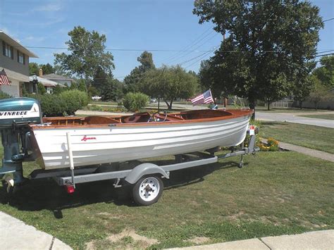 1955 Lyman 15 Outboardrunabout Mahogany Boat Lyman Boats Classic