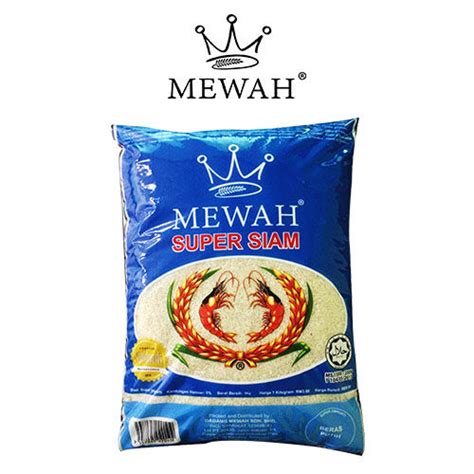 Mewah Beras Super Siam 5kg Beras Putih Lazada