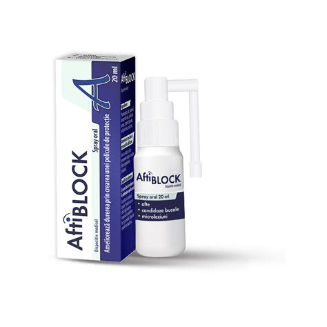 AFTIBLOCK SPRAY 20ml Zdrovit Minuneanaturii Ro