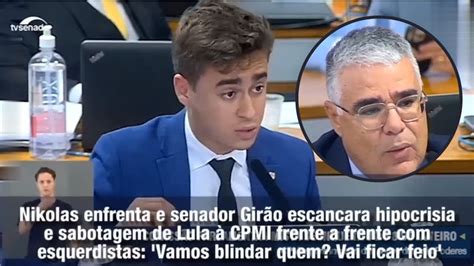 Nikolas Enfrenta E Senador Gir O Escancara Hipocrisia E Sabotagem De