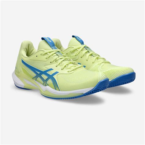 Women's Tennis Clay Court Shoes Asics Gel Solution Speed FF 3 - Yellow