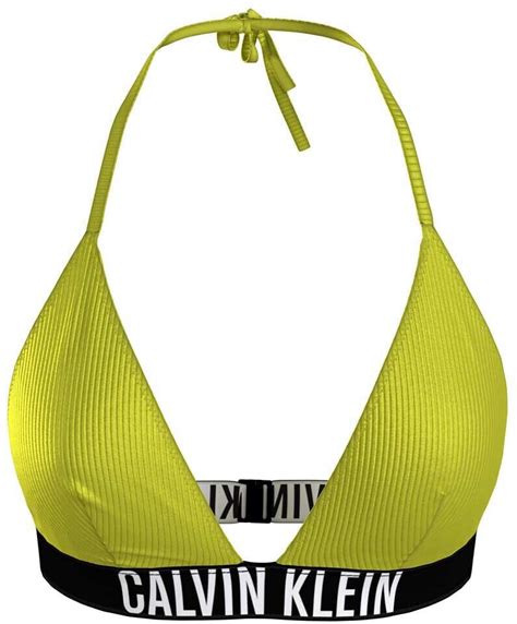 Calvin Klein Bikini Top Yellow Kw Kw Lrf Ab