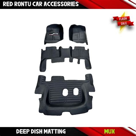 Isuzu Mux Premium Diamond Deep Dish Car Floor Matting Mzm