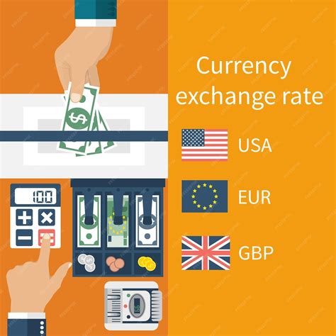 Premium Vector | Currency exchange concept. Currency exchange rate