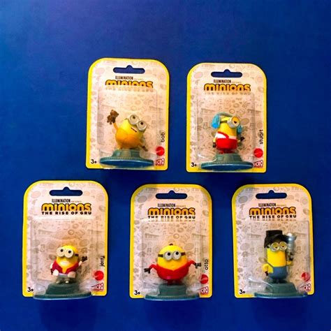 Minions Toys Minions The Rise Of Gru Otto Jerry Bob Stewart Kevin