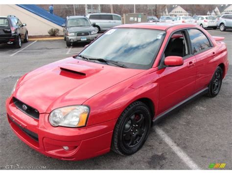 San Remo Red 2004 Subaru Impreza Wrx Sedan Exterior Photo 76973711