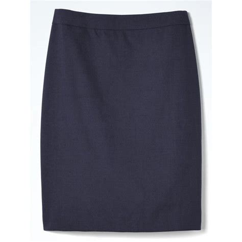 Banana Republic Womens Navy Lightweight Wool Pencil Skirt Liked