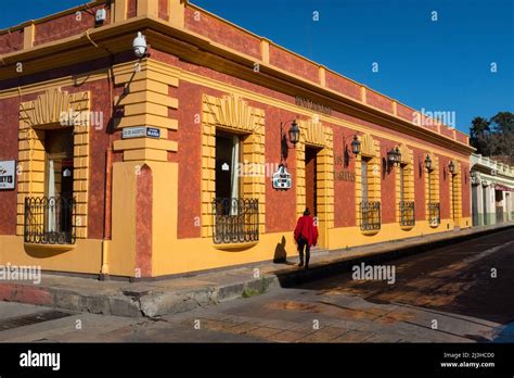 Colonial Architecture San Cristobal De Las Casas Mexico Stock Photo