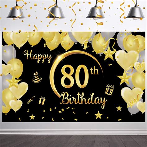 Buy Latoy Th Happy Birthday Banner Party Backdrop Background