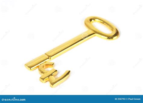 Gold Pound Key Stock Photos Image 250793