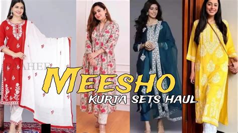 Meesho Kurta Sets Haul Under Best Meesho Haul Under Budget