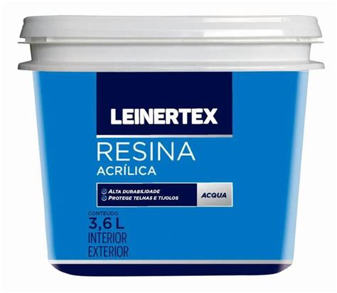 Resina Ceramica Onix 3 6l Agua Leinertex 702 Tinta Para Parede