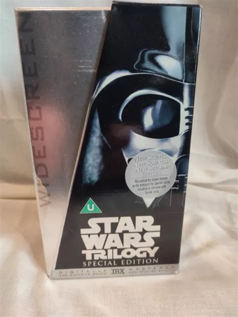 Star Wars Trilogy Widescreen Special Edition Silver Vhs Box Set