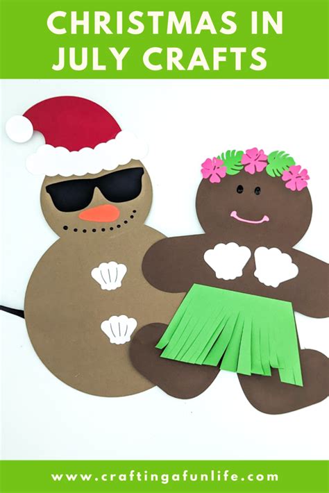 Easy Christmas in July Crafts for Kids - Crafting A Fun Life