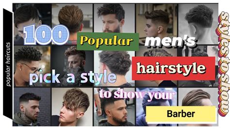 100 Popular Mens Haircuts Pick A Style To Show Your Barber Cool Textured Mens Haircuts Youtube