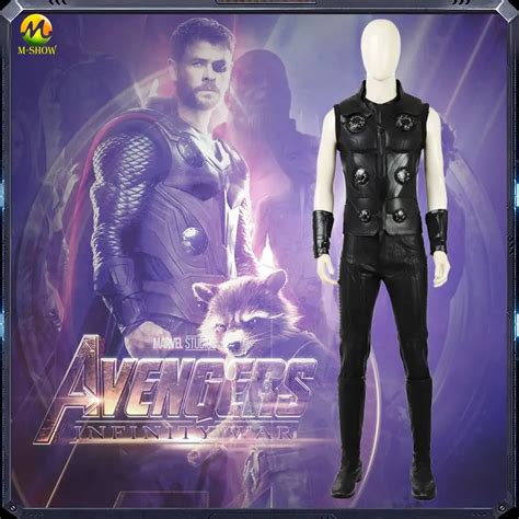 Newest Avengers Infinity War Thor Cosplay Costume Thor Odinson Infinity War Costume Thor Cosplay