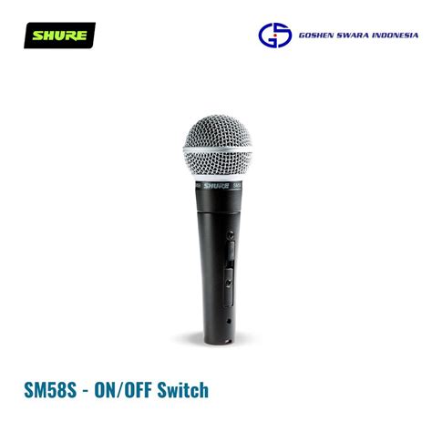 Jual SHURE SM58 S Shure Original Microphone With On Off Switch Shopee