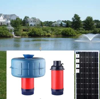 Dc Brushless Solar Aquarium Pump In Aquaculture Submersible Type